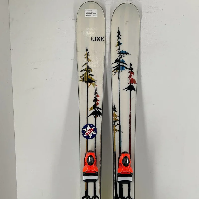 Skis for narrow trails-Line Sir Francis Bacon w/ Rossignol FKS 14 Bindings *delaming top sheet*