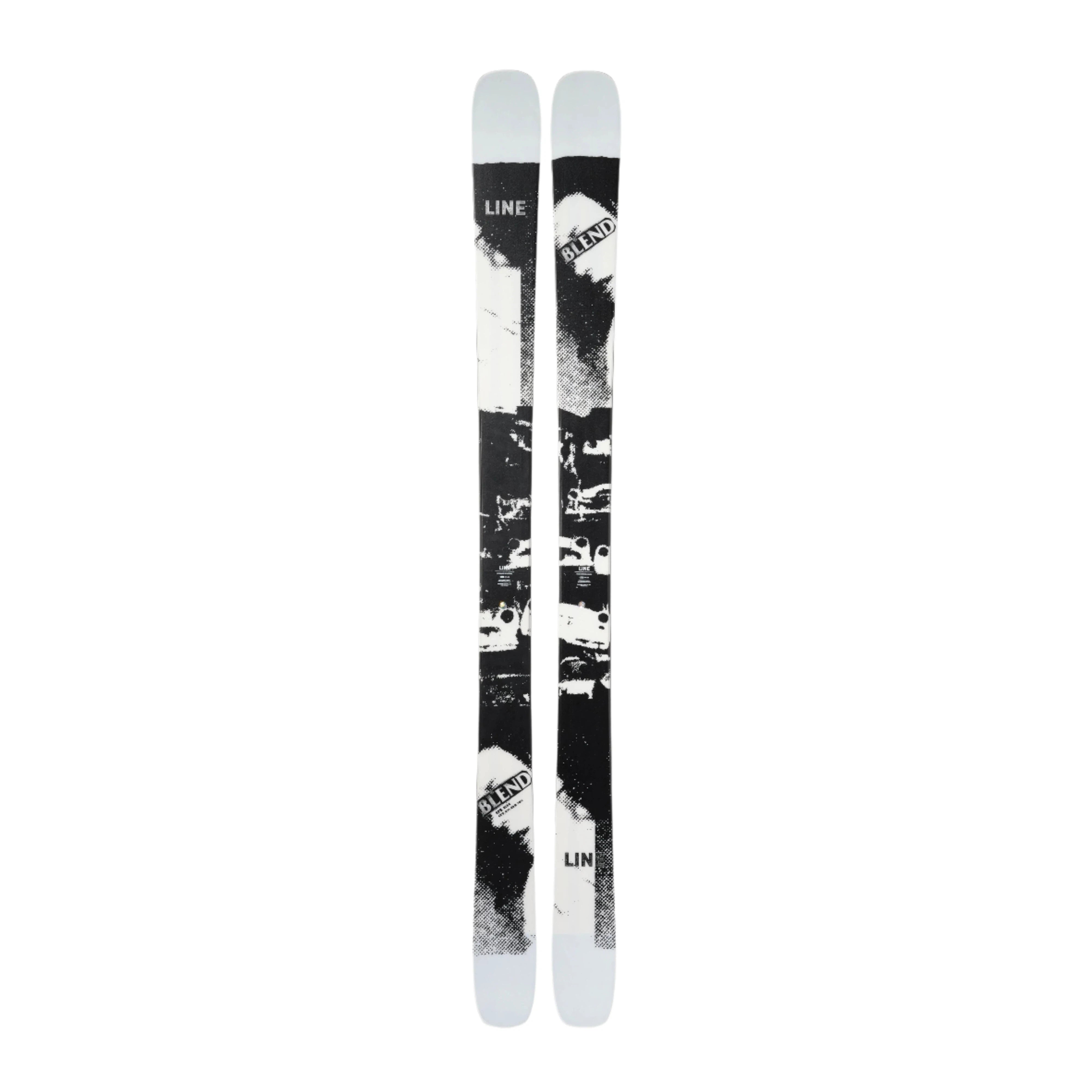 Skis with bold edges-Line Blend Ski 2025