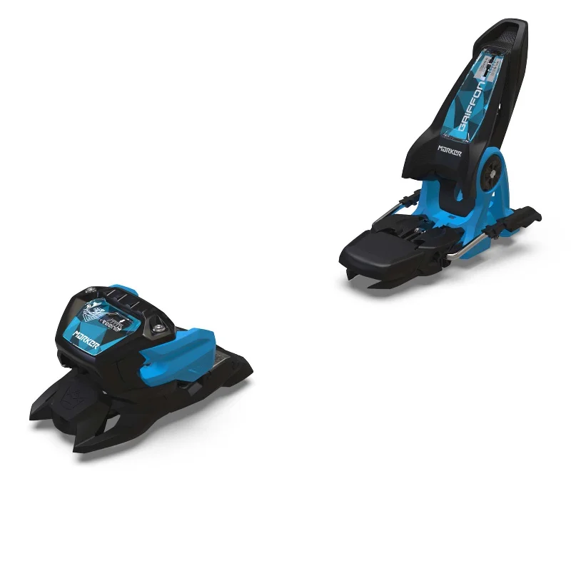 Ski Bindings with Wear Resistance-Marker Griffon 13 ID Bindings - Black/Blue 2025