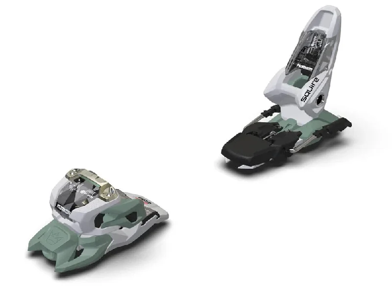 Ski Bindings for Extended Runs-Marker Squire 11 Ski Bindings - White/Green 2024