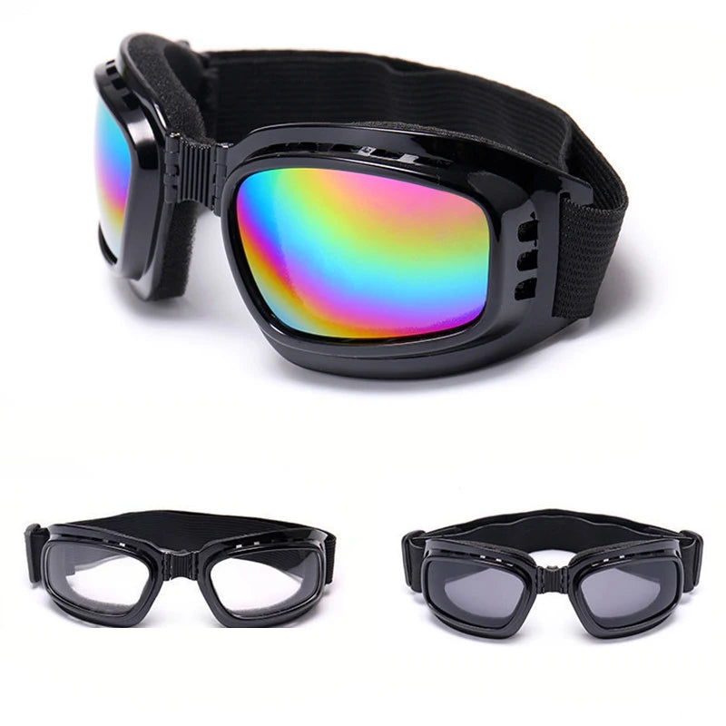 Goggles for ocean swims-Motorbike Eyewear Anti-Glare UV Sunglasses Windproof Protection Ski Goggles Windproof Dustproof Splashproof  Riding Equipment