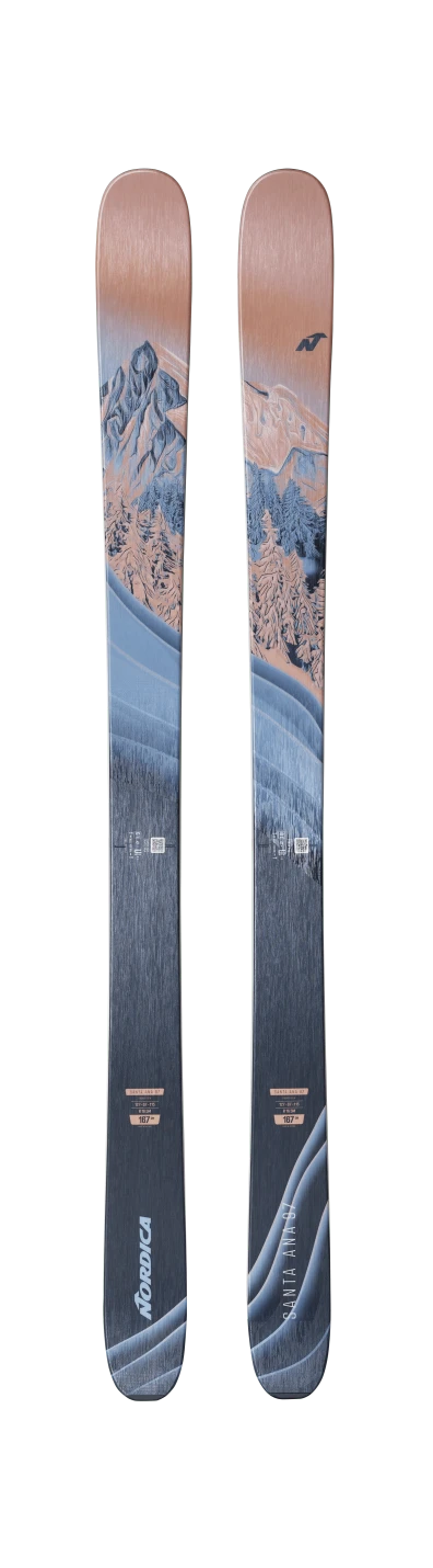 Skis for intermediate women-Nordica Santa Ana 97 Ski 2025