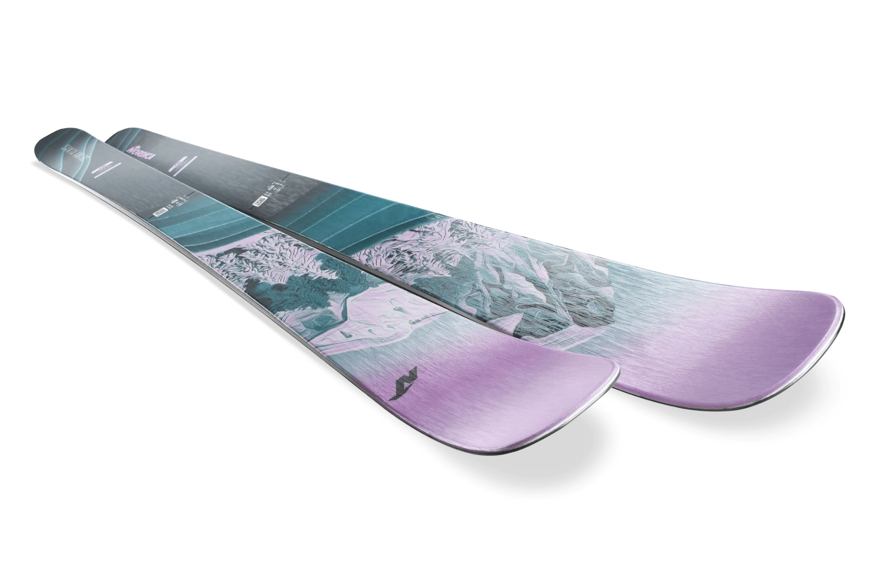 Durable skis for teens-Nordica Santa Ana 92 Skis 2025