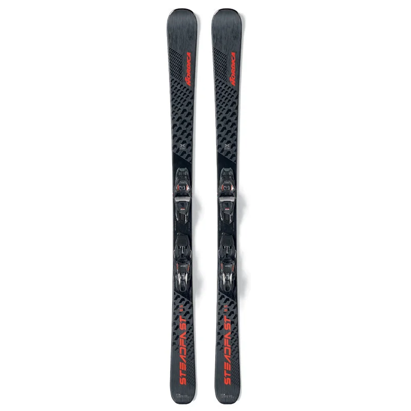 Affordable skis for men-Nordica Steadfast 85 DC + TPX 12 Skis 2024