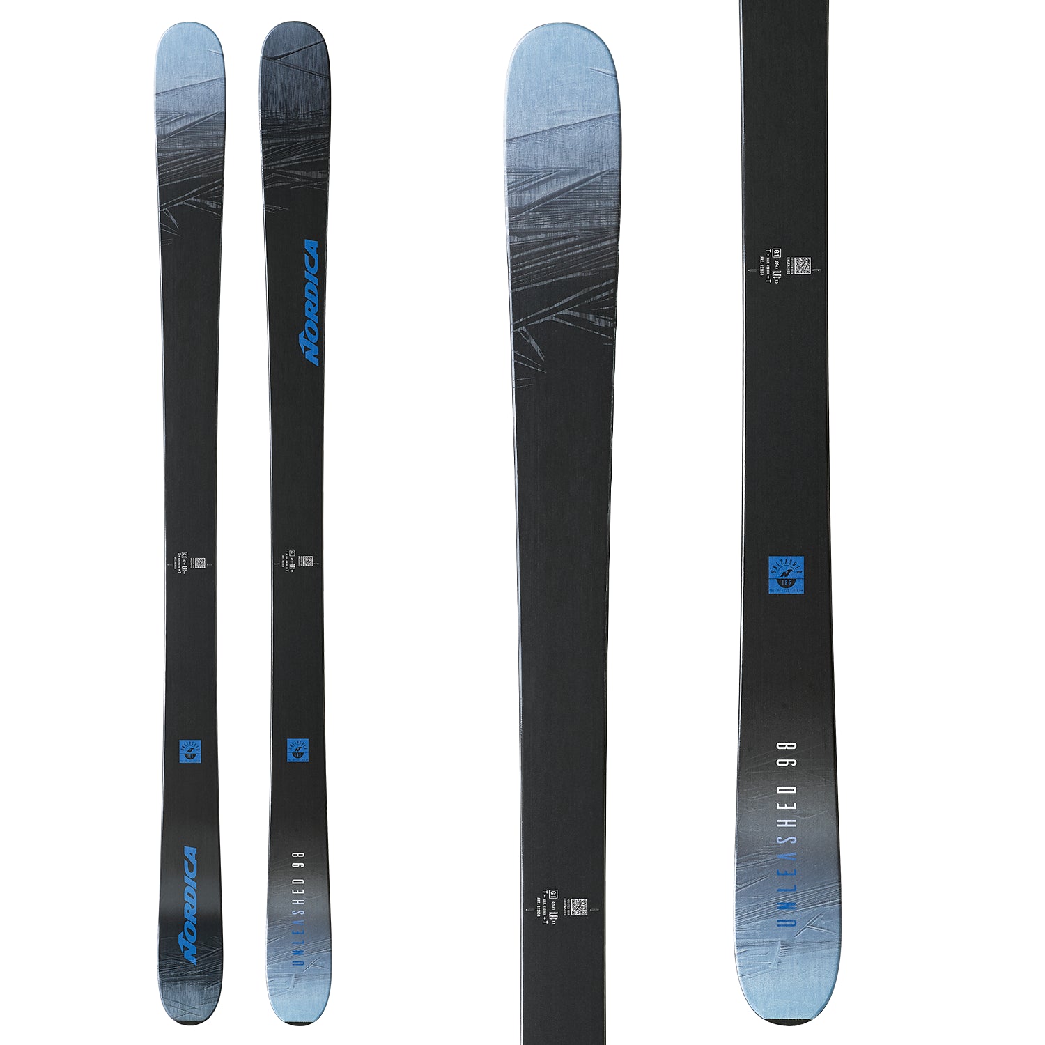 Best skis for tight descents-Nordica Unleashed 98 Skis 2024