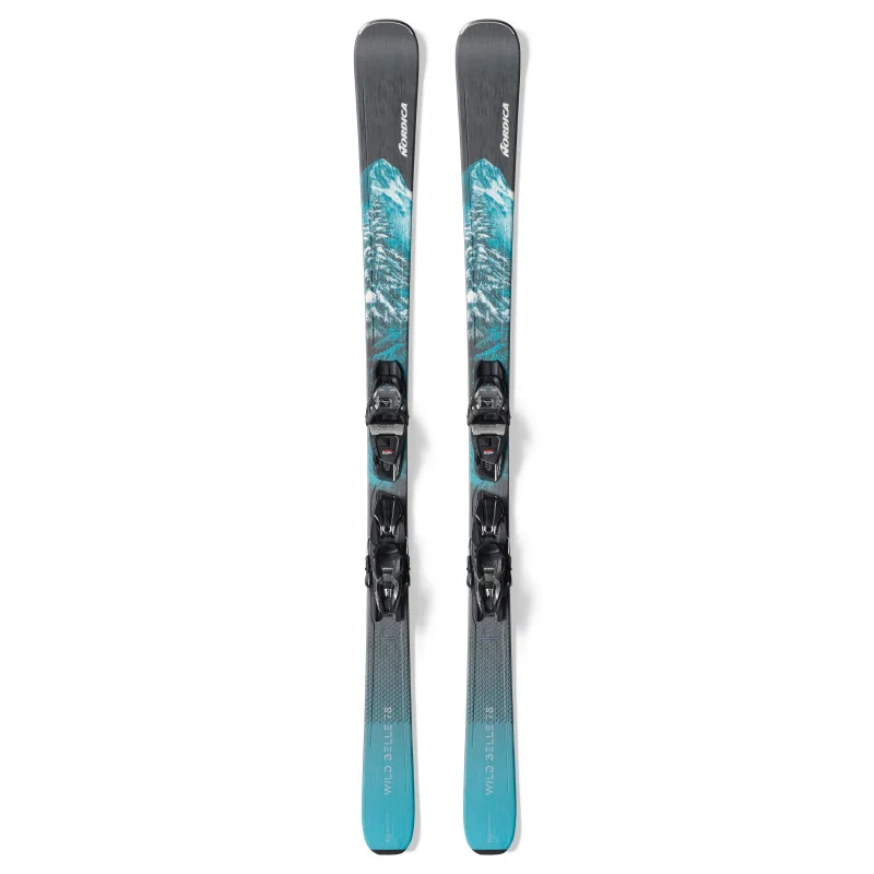 Skis for beginner men-Nordica Wild Belle 78 CA + TP10 Skis - Women's 2025