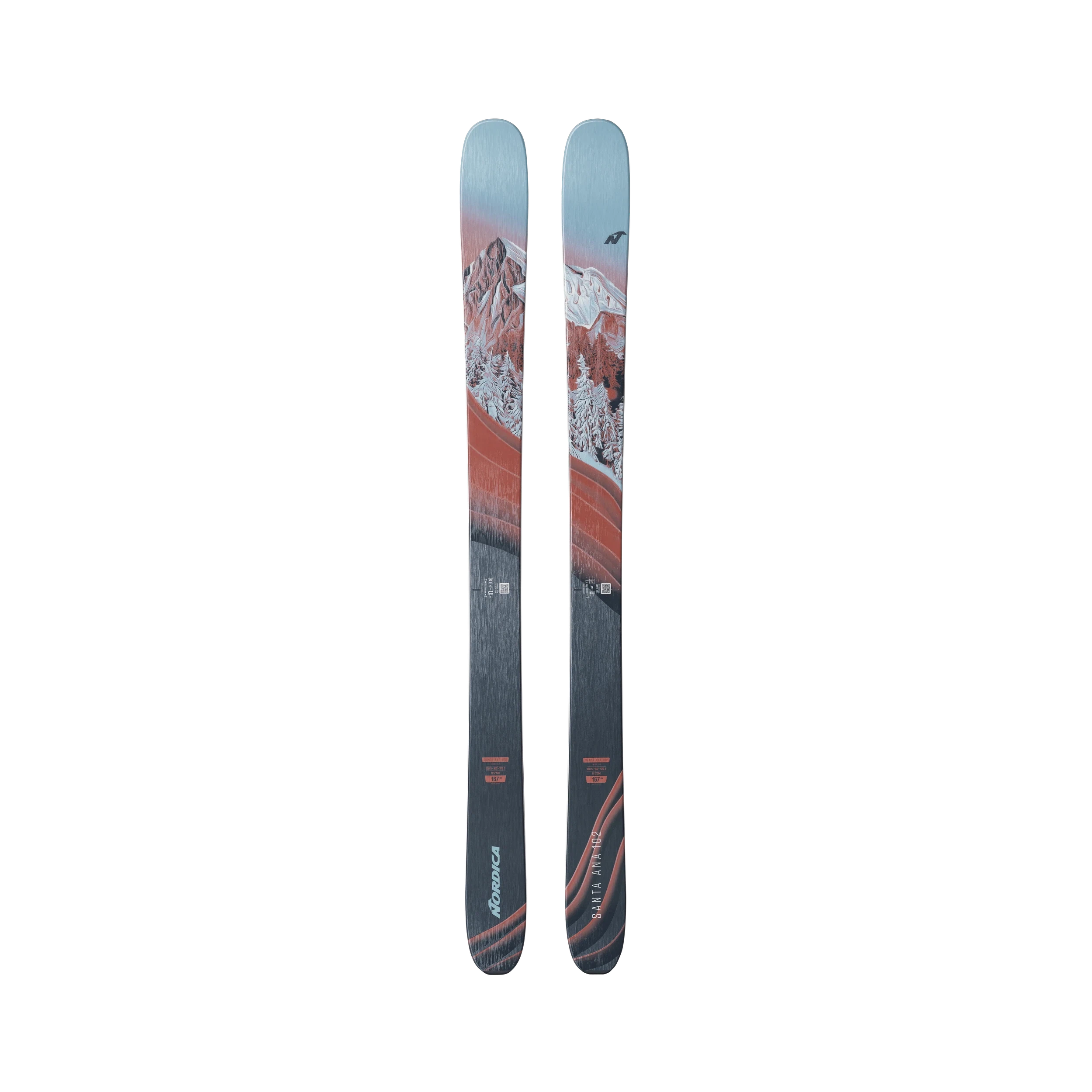 Top skis for carving turns-Nordica Santa Ana 102 Ski 2025