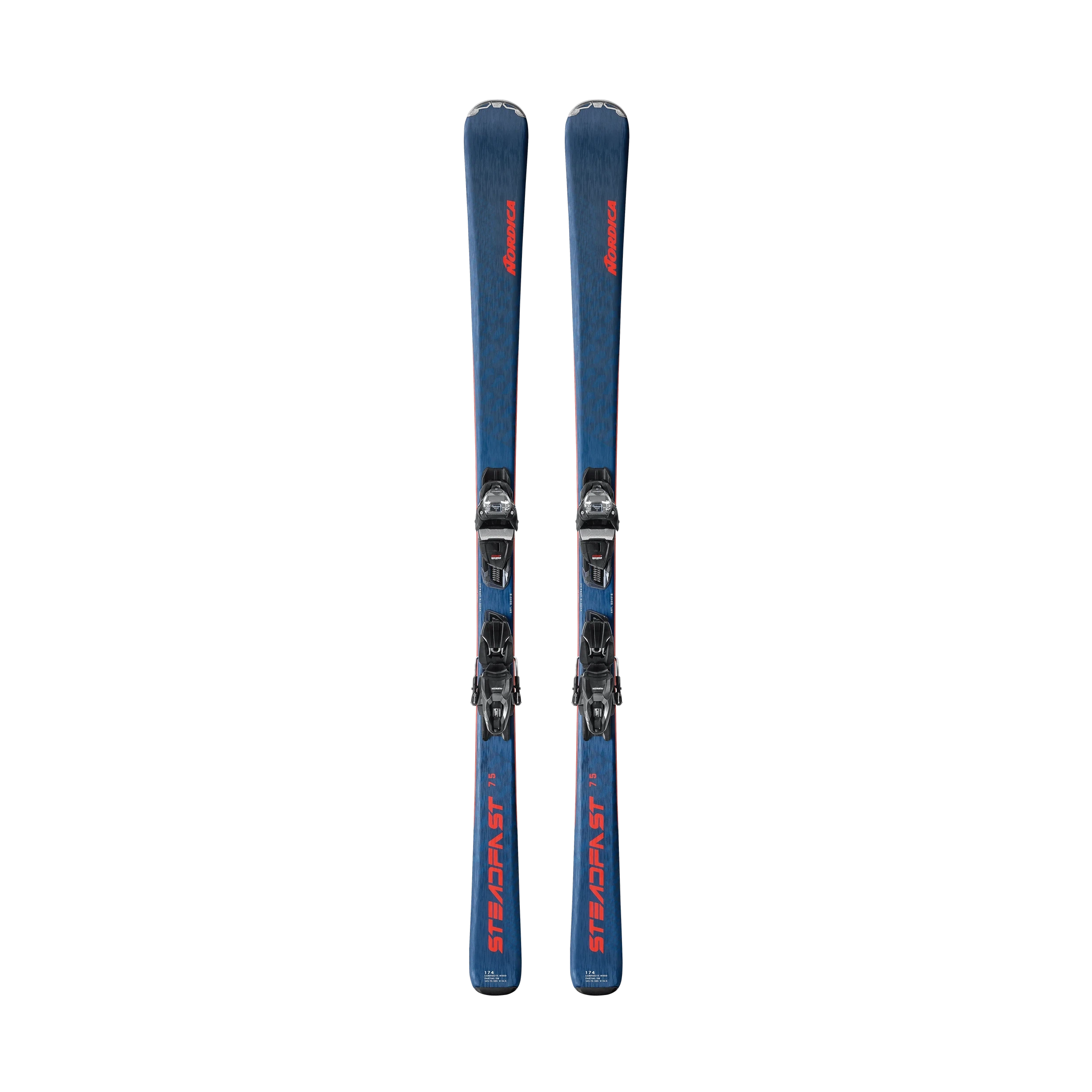 Skis with lightweight frames-Nordica Steadfast 75 CA Ski + TP2 Compact 10 Binding 2025