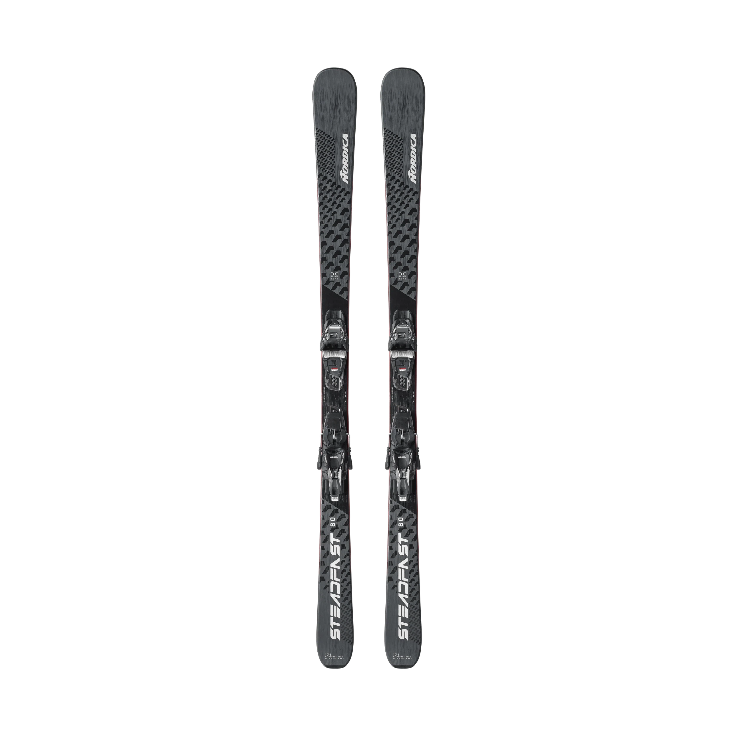 High-performance skis for men-Nordica Steadfast 80 DC Ski + TP2LT 11 Binding 2025