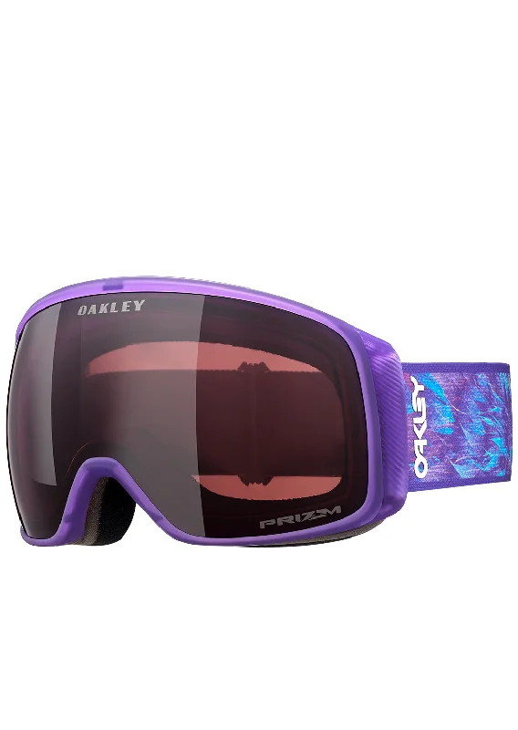 Goggles for snowy cliffs-Oakley Flight Tracker L Goggles