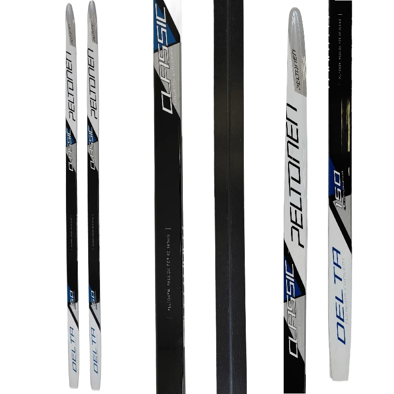 Affordable skis for teens-Peltonen Delta Waxable Classic Skis CLEARANCE