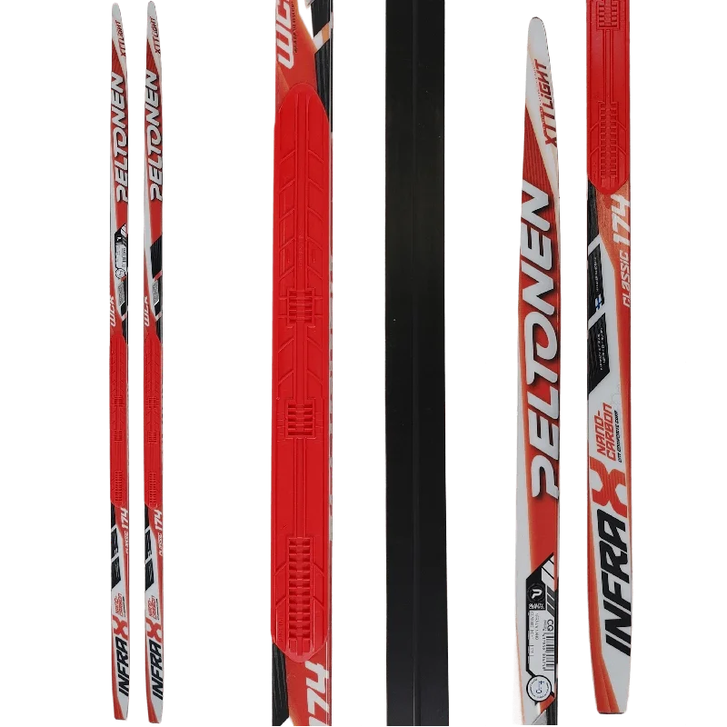 Lightweight skis for kids-Peltonen INFRA NANO LW 174cm Soft Flex 2013 Classic Skis CLEARANCE