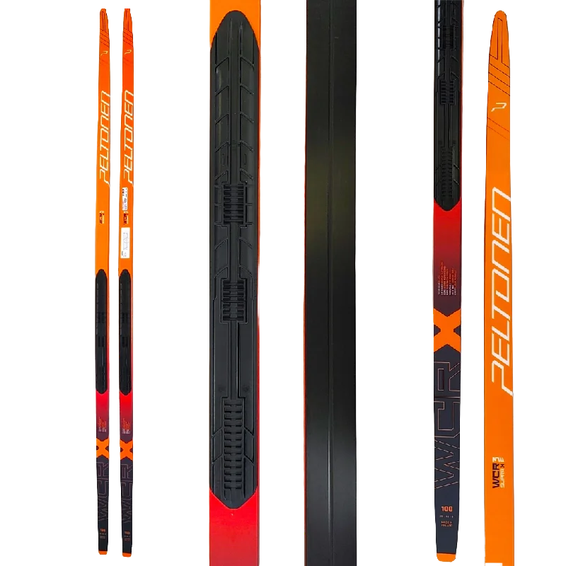 Skis for beginner seniors-Peltonen SUPRA X HARD TRACK Skate Skis