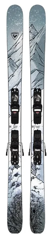 Skis with grippy edges-Rossignol Black Ops 92 Ski & Look  Xpress 11 GW Binding Package - 2023