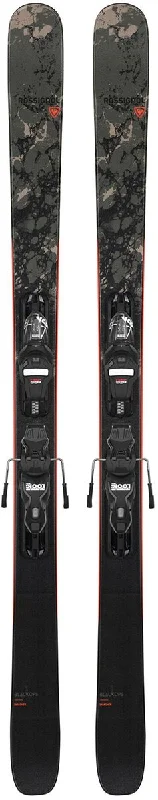 Skis for steep beginners-Rossignol Black Ops Smasher Ski & Look Xpress 10 GW Binding Package - Juniors