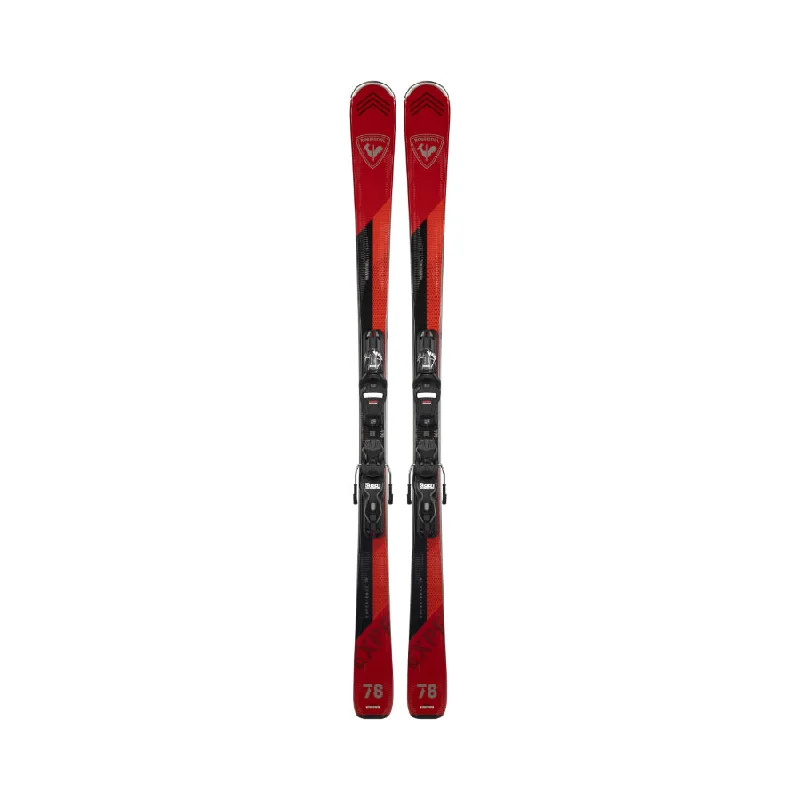 Affordable skis for seniors-Rossignol Experience 78 CA + XP11 Skis 2025