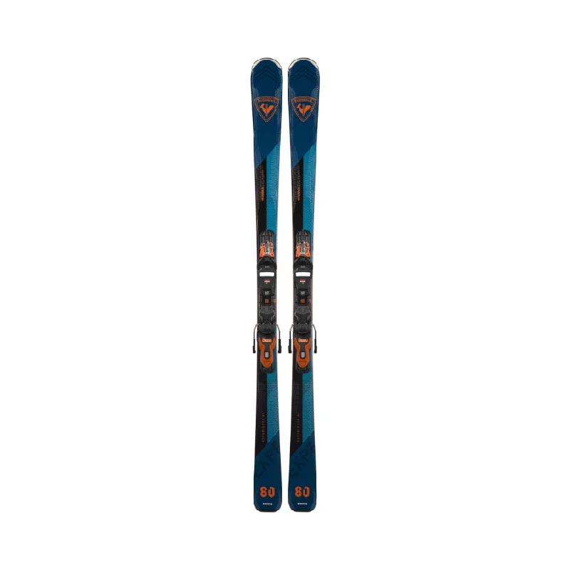 Top skis for powder trails-Rossignol Experience 80 CA + XP11 Skis 2025