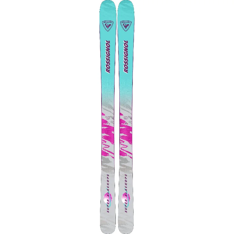 Top-rated skis for kids-Rossignol Super Blackops 98 Open