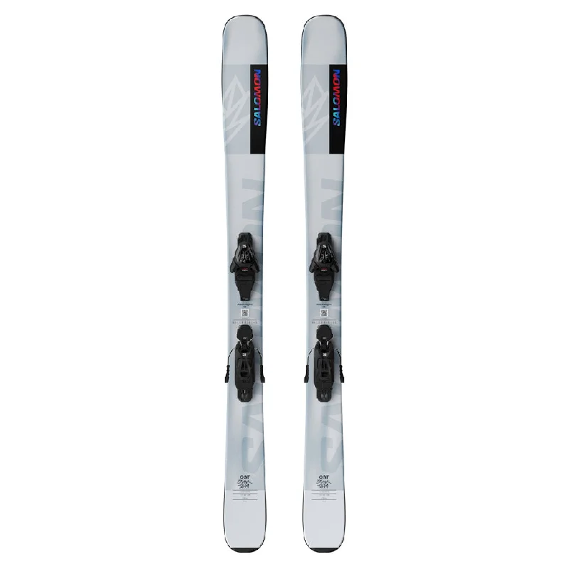 Ski Bindings for Icy Days-Salomon QST Blank Team Skis + L6 GW System Bindings Juniors - 2025