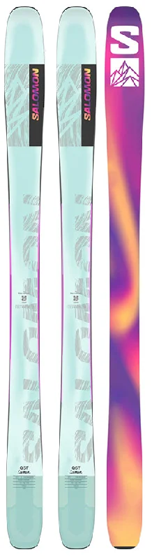 Durable skis for women-Salomon QST Lumen 98 Skis - Women's 2024