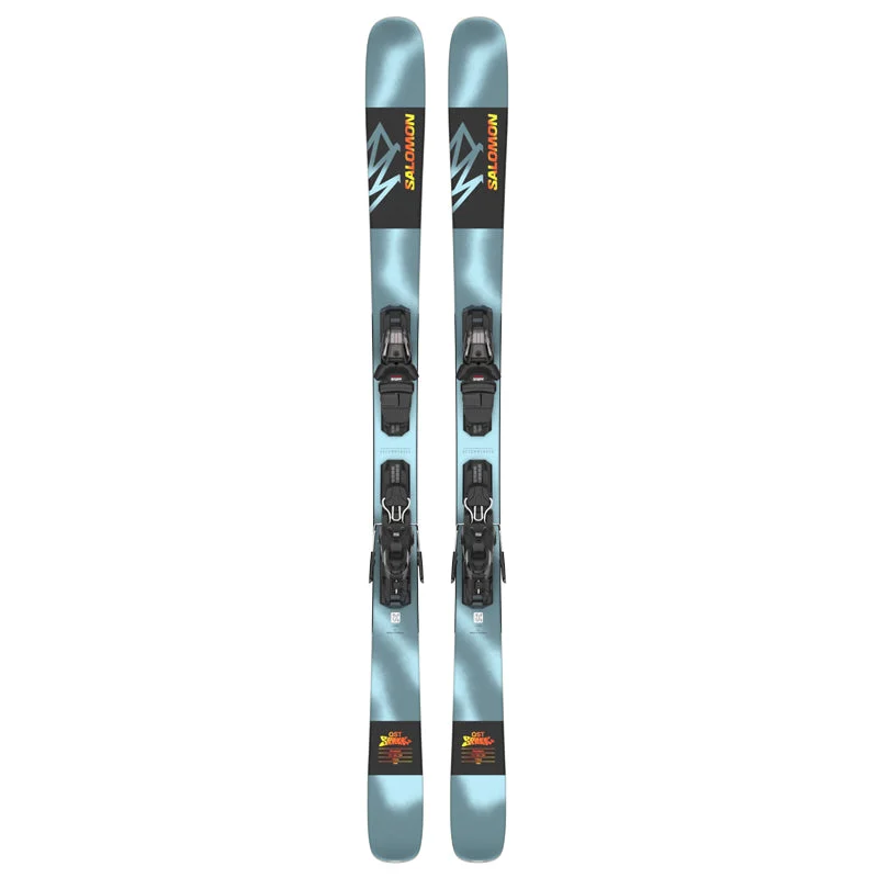 Affordable skis for kids-Salomon QST Spark + M10 Skis 2025