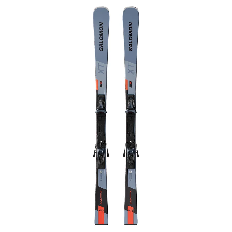 Skis for advanced kids-Salomon S/Max 10 XT + M12 Skis 2025