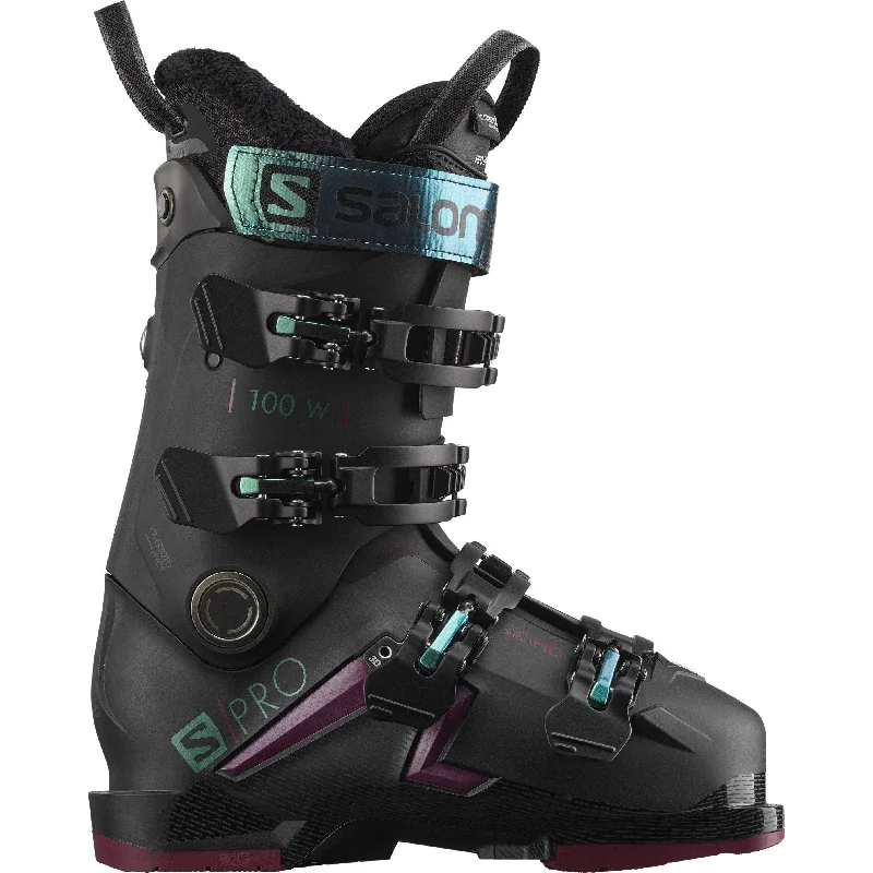 Ski boots for foam-Salomon S/PRO 100 W GW