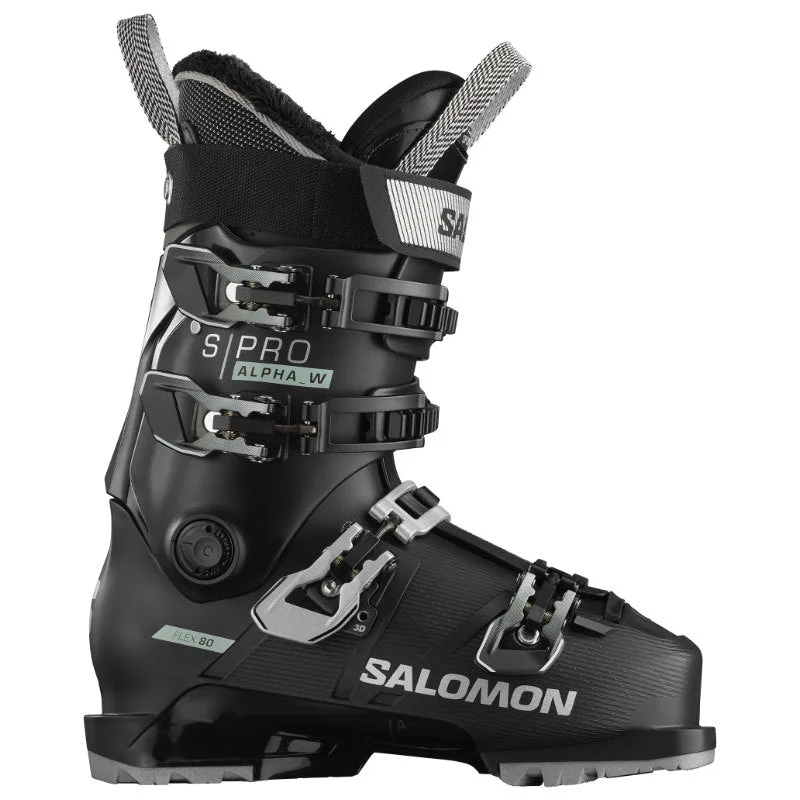 Best skis for groomed runs-Salomon S/PRO Alpha 80 W Ski Boots - Women's 2024