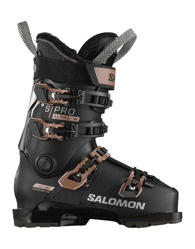 Ski boots for gloves-Salomon S/Pro Alpha 90W Womens Ski Boots