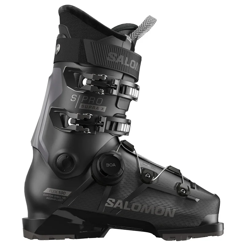 Ski boots for long toes-Salomon S/Pro BOA X100 Ski Boots 2025