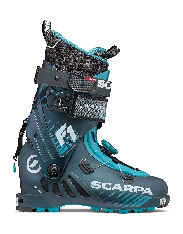 Ski boots with adjustable straps-Scarpa F1 Alpine Touring Ski Boots