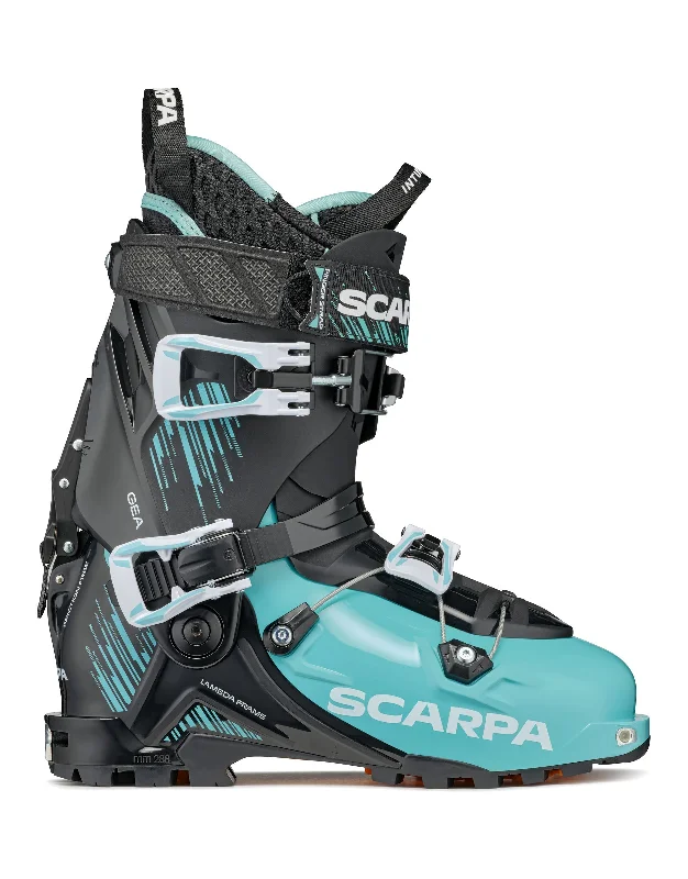 Ski boots for intermediate skiers-Scarpa Gea Womens Alpine Touring Ski Boots