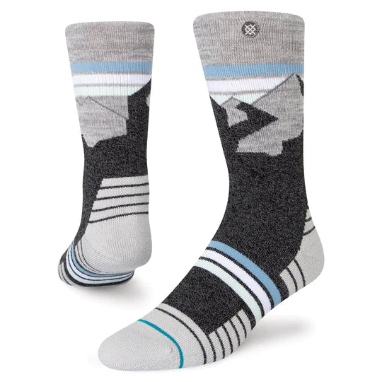 Ski socks for ski practice-STANCE CAMP PHELAN CREW SOCKS