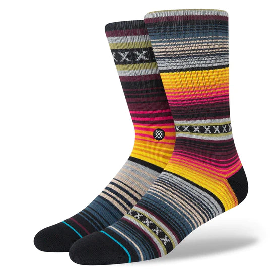 Ski socks for ski coolers-STANCE CURREN CREW SOCKS