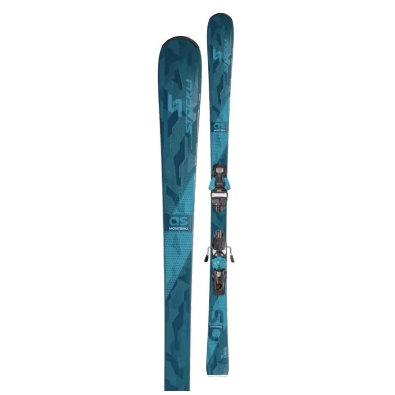 Durable skis for women-Stockli Montero AS Skis + Strive 13 Binding 2025