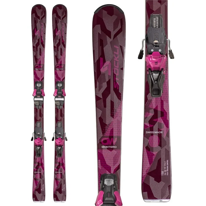 Lightweight skis for experts-Stockli Montero AW w/ Strive11D binding 2025