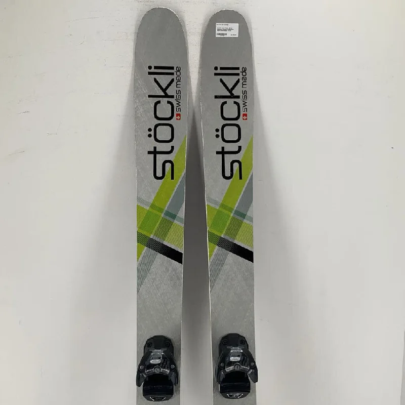 Top skis for icy slopes-Stockli Storm Rider 105 w/ Salomon Warden 13 Bindings