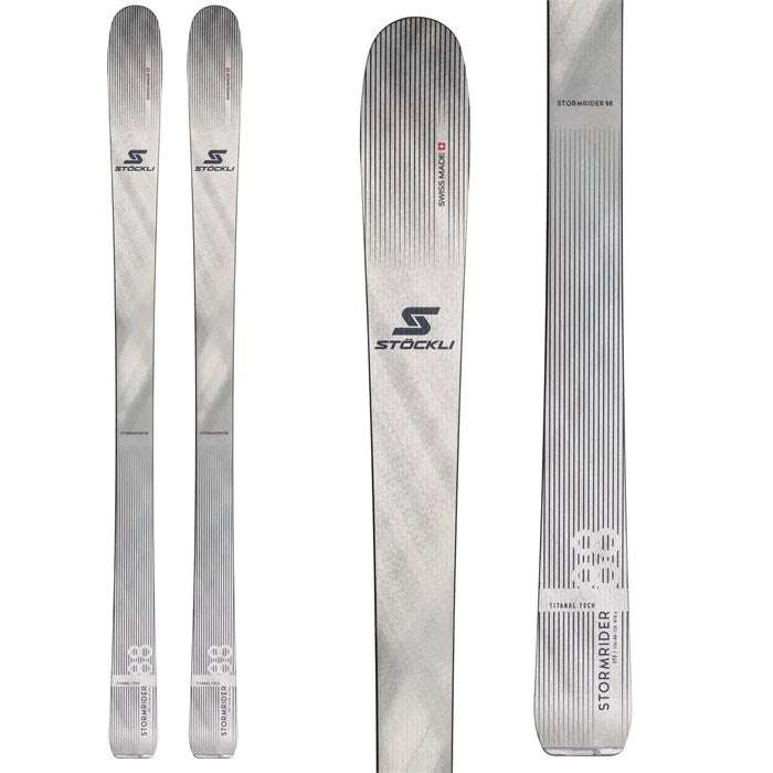 Top skis for long descents-Stockli Stormrider 88 Skis 2025