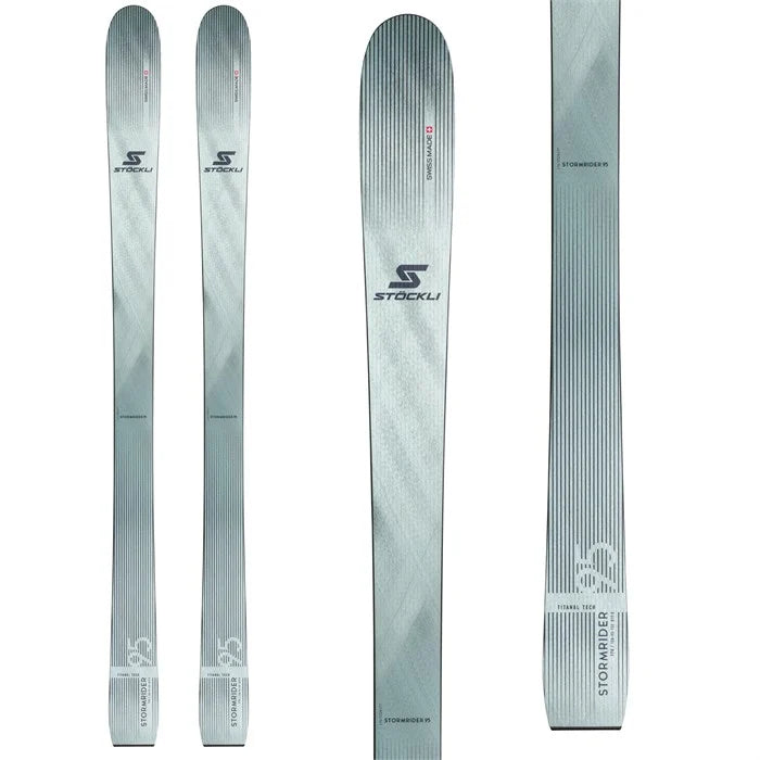 Skis for advanced women-Stockli Stormrider 95 Skis 2025