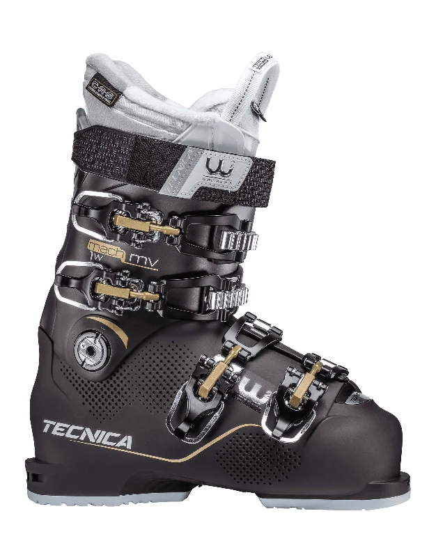 Ski boots for park skiing-Tecnica Mach1 95 MV Womens Ski Boots - Prog Black