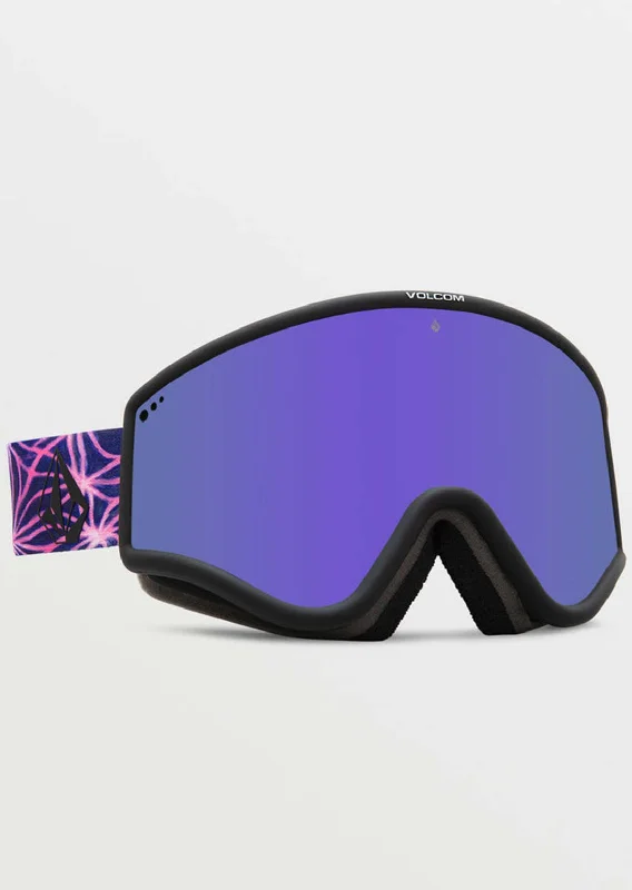 Goggles with striped patterns-Volcom Yae Snow Goggles