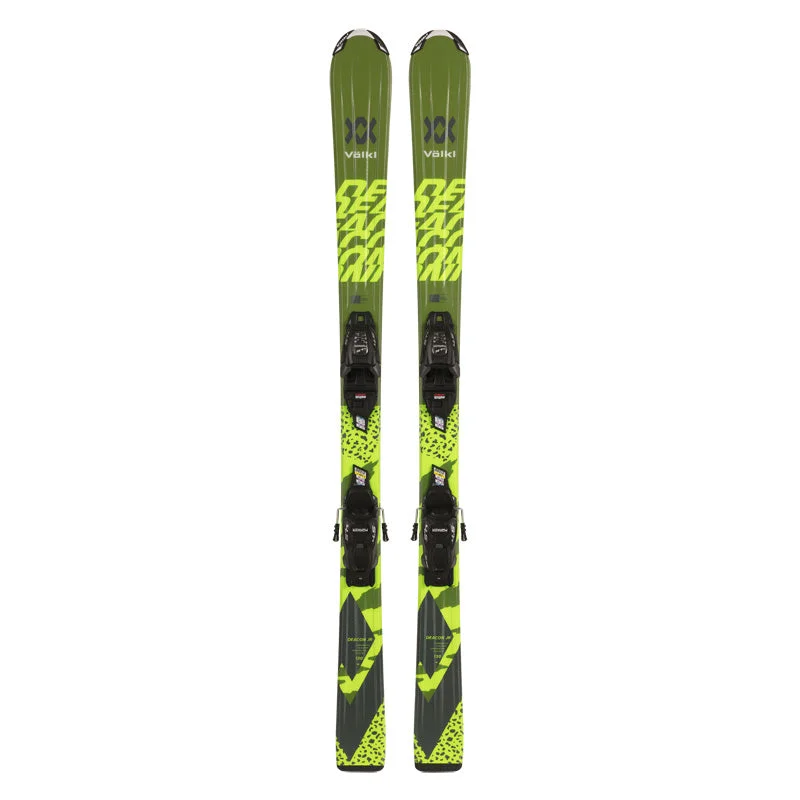 High-performance skis for seniors-Volkl Deacon Jr + 4.5 Skis - Kids'