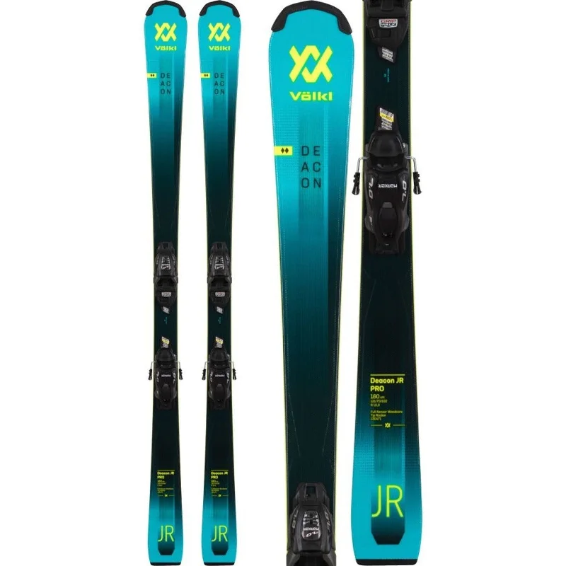 Top skis for long trails-Volkl Deacon Jr Pro with VMotion 7.0 binding