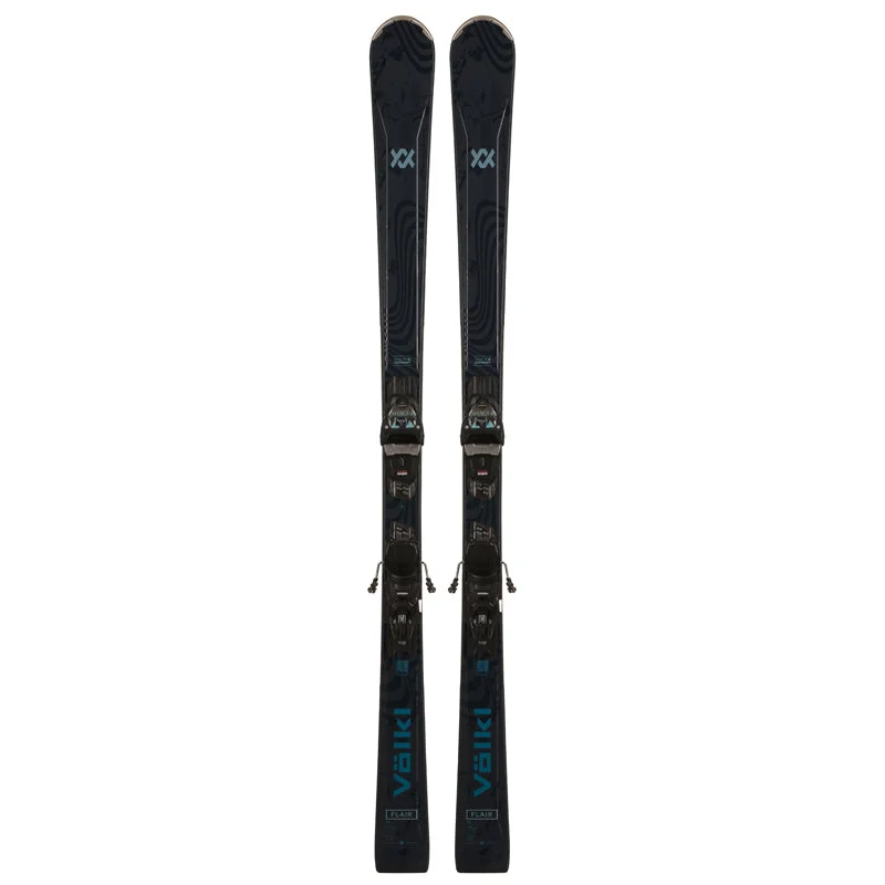 Skis with durable edges-Volkl Flair 76 + Vmot 10 Skis - Women's 2025