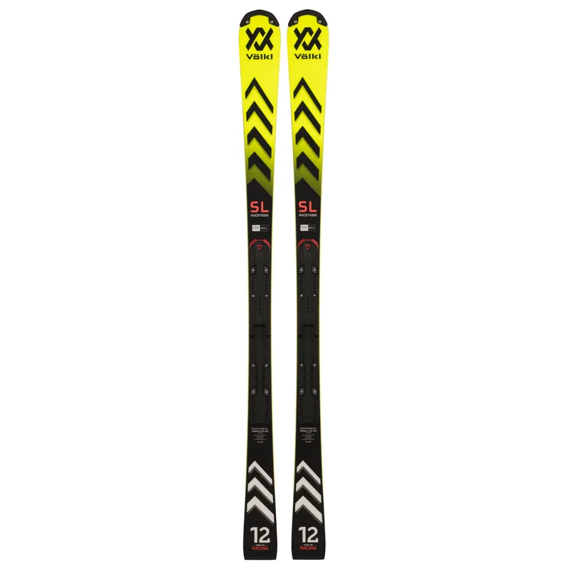 Best skis for powder descents-Volkl Racetiger SL R Jr W/Plate Skis - Kids' 2024