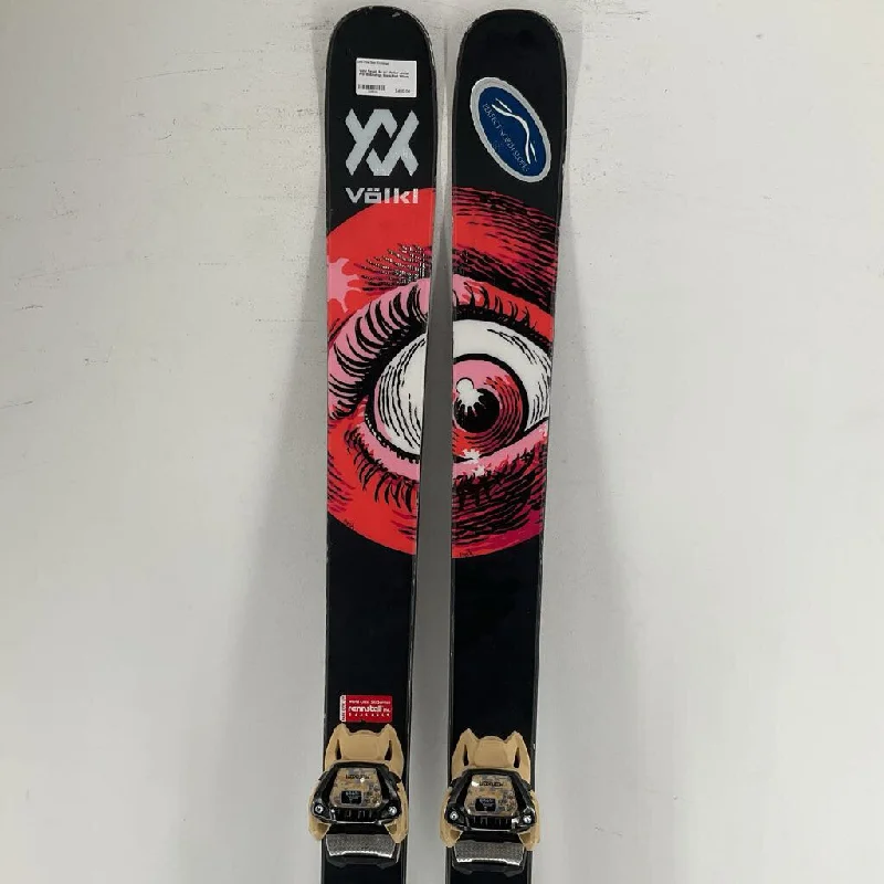 Skis with metal edges-Volkl Revolt 84 w/ Marker Jester Pro 18 Bindings