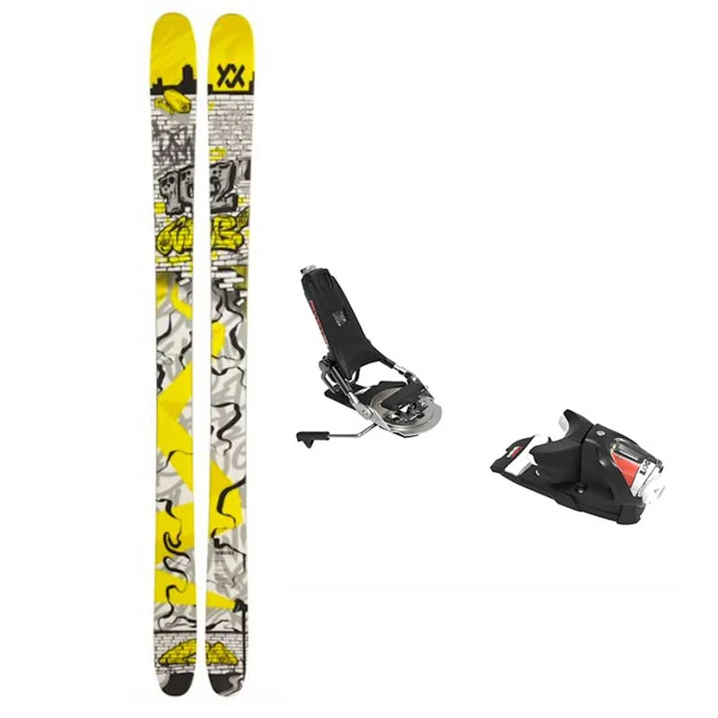 Lightweight skis for women-Volkl Revolt 96 Skis 2025 Package with Look Pivot 12 Bindings