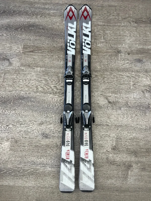 Skis for hard descents-VOLKL RTM 7.4 W/BINDINGS (PRE-OWNED)