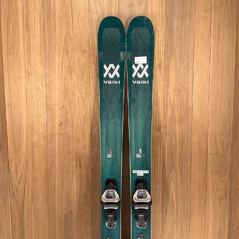 Skis with carbon fiber cores-Volkl Secret 96 w/ Marker Griffon Demo Bindings