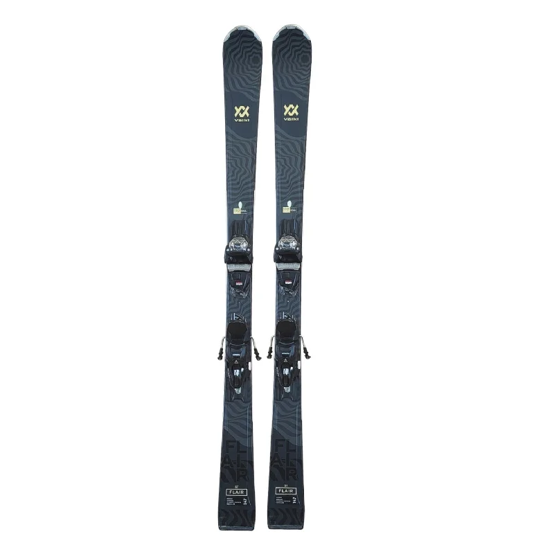 Durable skis for women-Volkl 2024 FLAIR ST Ski + Binding